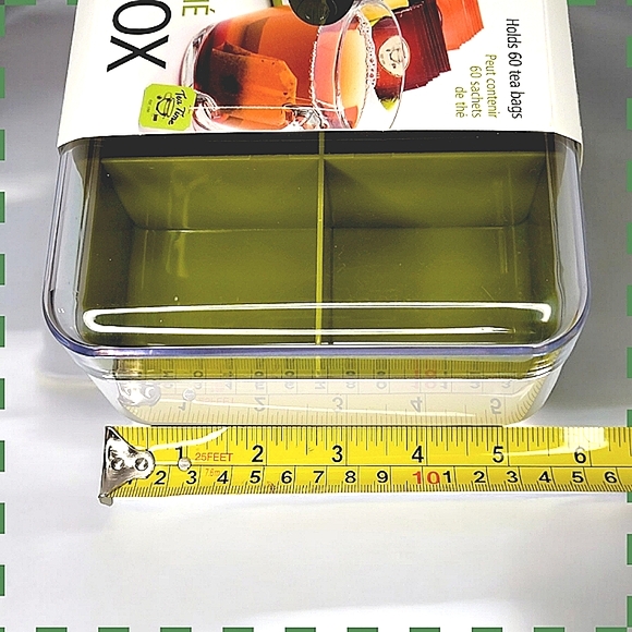 🆕️ Tea Box with 60 Bag Storage Capacity - NWT - Picture 7 of 8